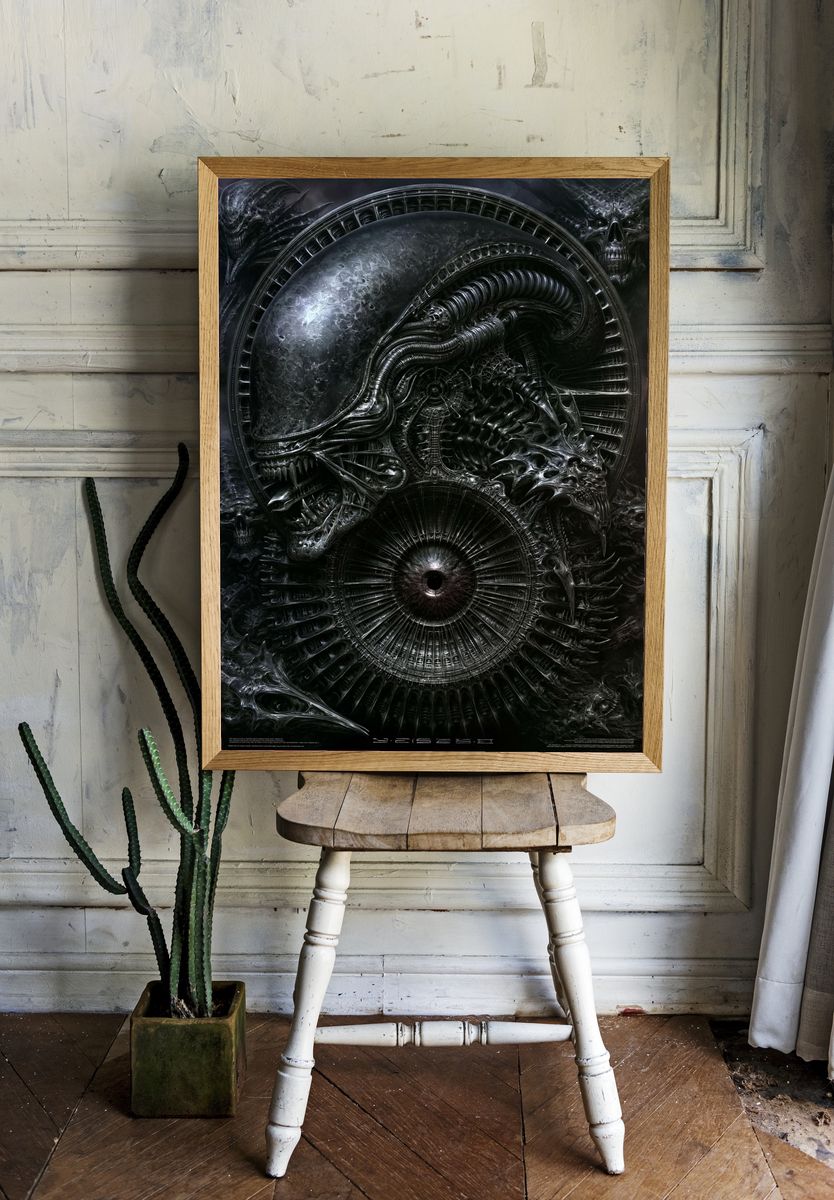 Alien Xenomorph Sci-Fi Poster. room preview