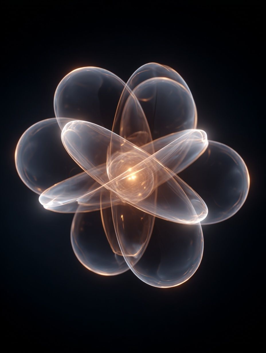 Abstract Light Orb — Digital Art Print. poster detail