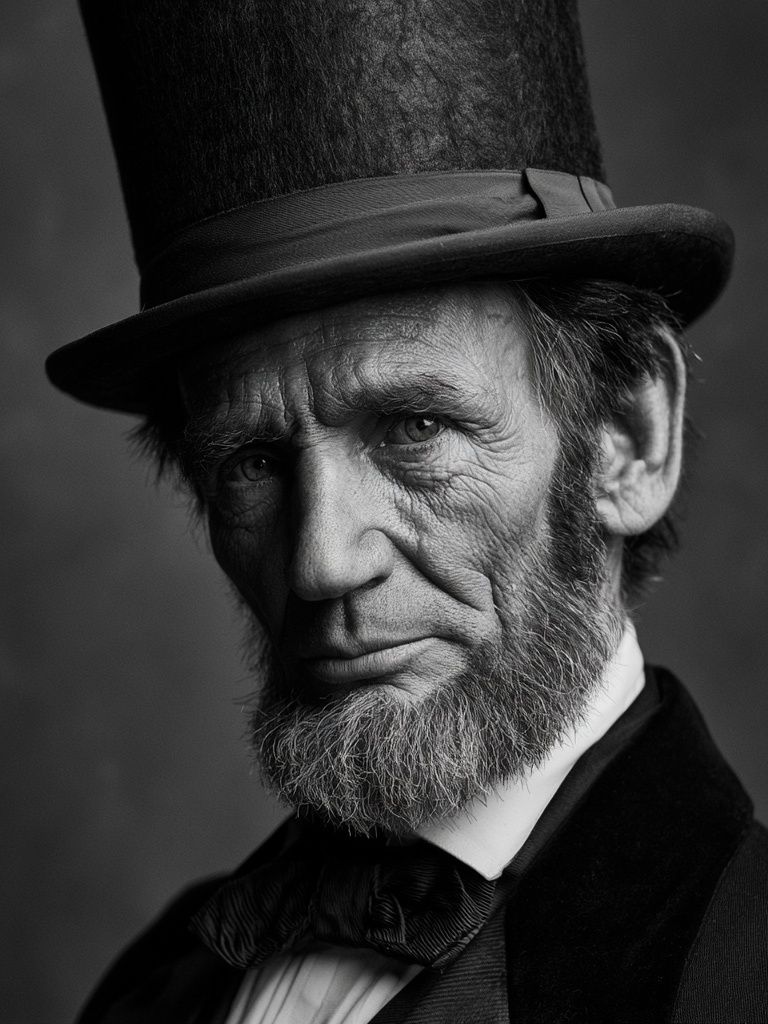 Abraham Lincoln Portrait Photography Poster. poster — photography art