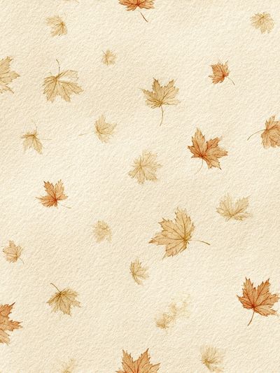 Autumn Leaves Watercolor Print. poster print