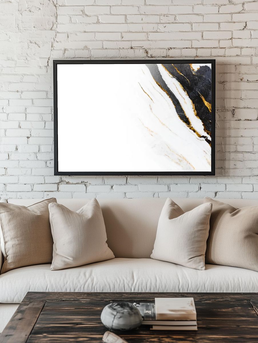 White marble rock textured background. room preview