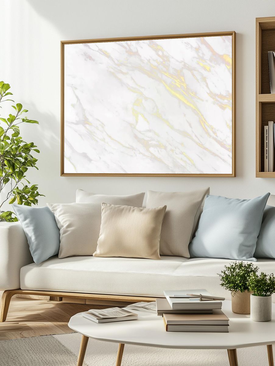 Close white marble texture background. — room view 2