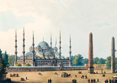 Mosque Sultan Achmet Views Ottoman.