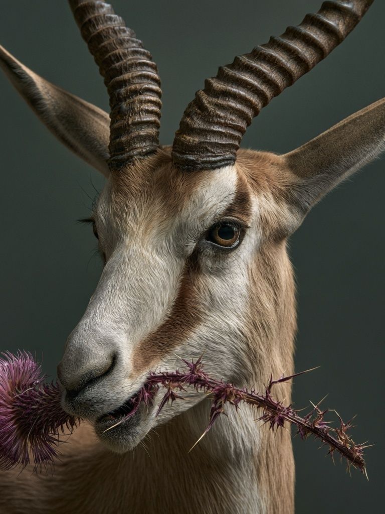 Antelope Portrait Photography Poster. poster detail