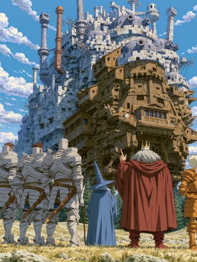 Fantasy Castle Tower Poster.