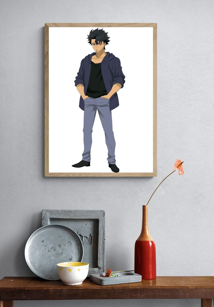 Anime Character Portrait Poster. — room view 3
