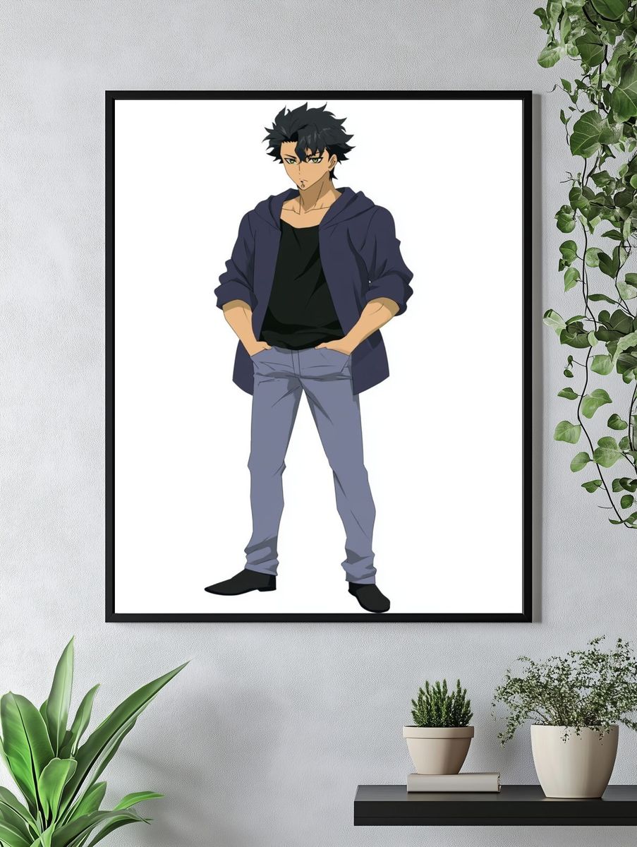 Anime Character Portrait Poster. — room view 4