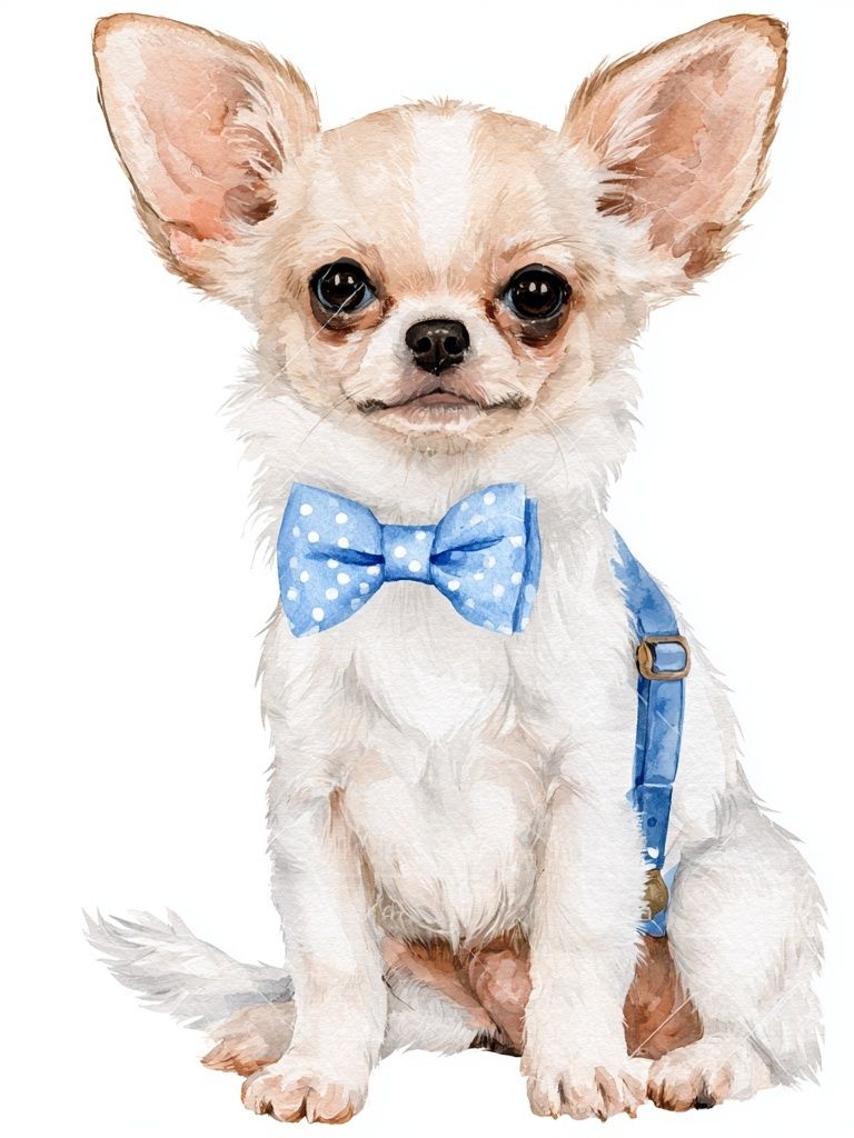 Chihuahua Watercolor Poster. poster — animals art