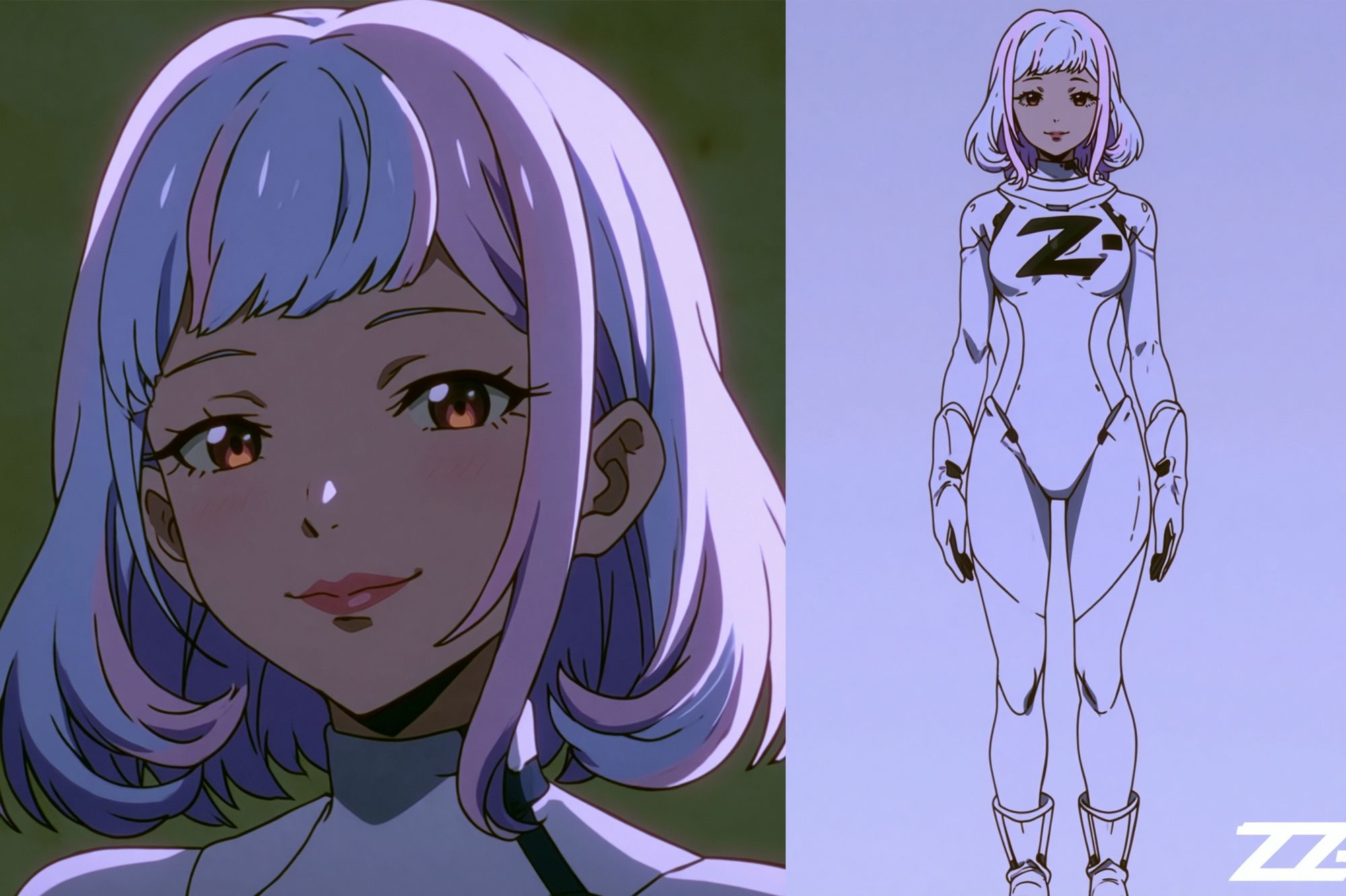 Anime Girl Zeta Illustration Poster. poster detail