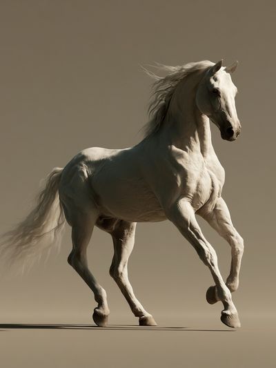 White Horse Photography Poster.