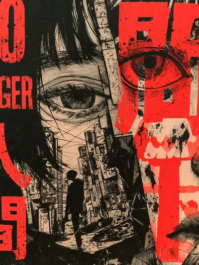 No Longer Human Manga Poster.
