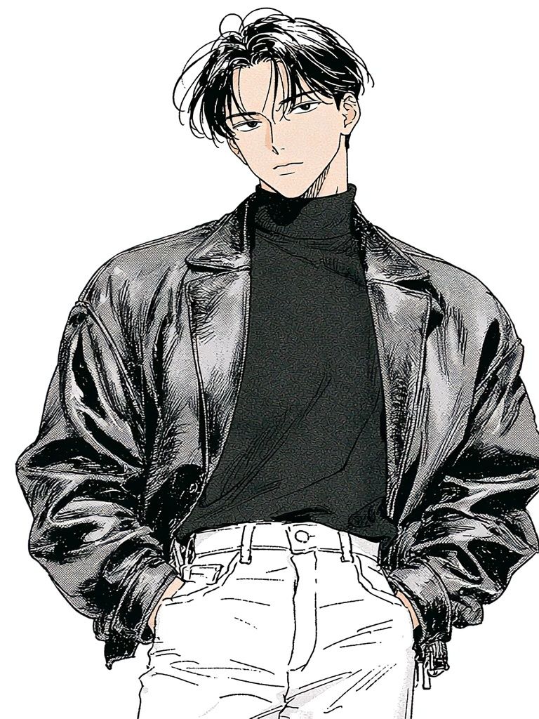 Anime Fashion Portrait Poster. poster — anime art