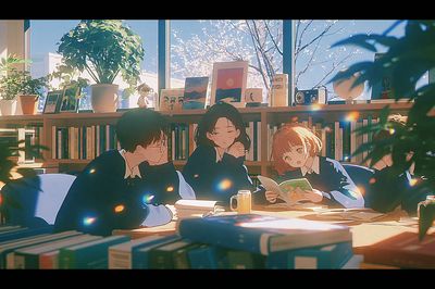 Sunlit Anime Study Group Poster.