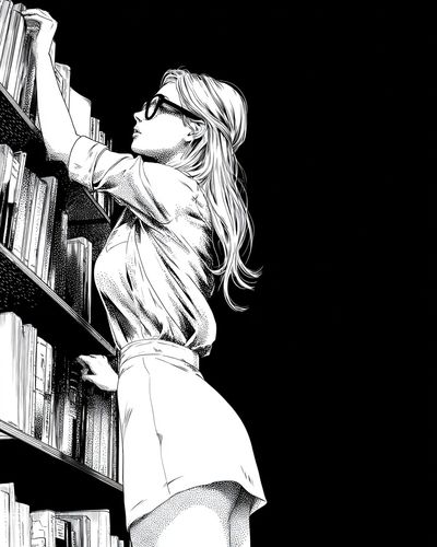 Library Reader Manga Print.