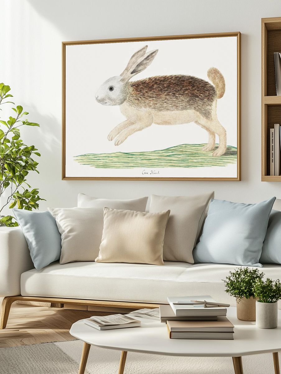 Pronolagus sp: Karoo hare (1777–1786). — room view 2