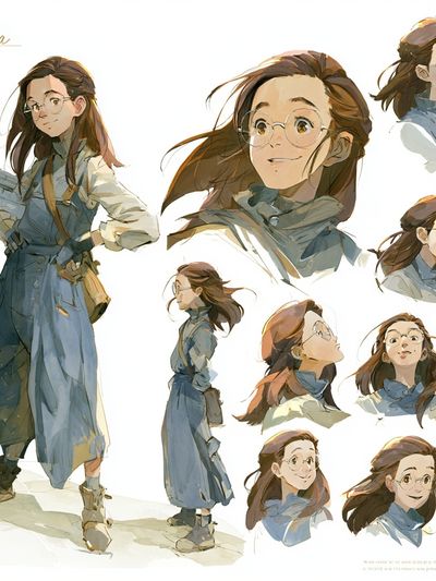 Phila Character Study Illustration Poster. poster