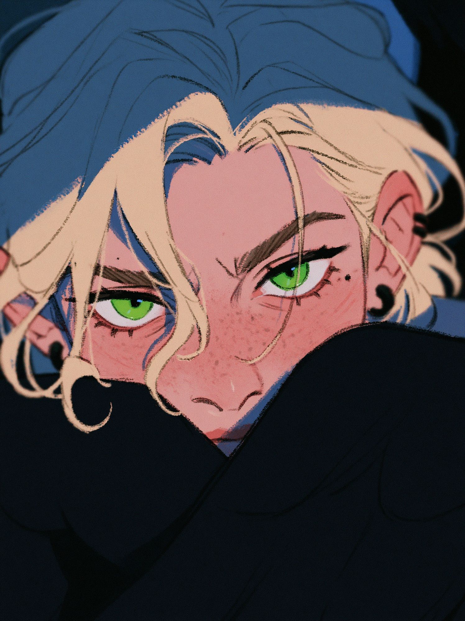 Anime Character Portrait Print. poster — anime art