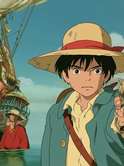 Anime Pirate Adventure Poster.