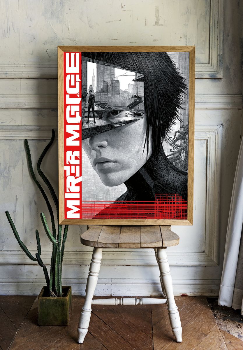 Ghost in the Shell Cyberpunk Poster. — room view 1