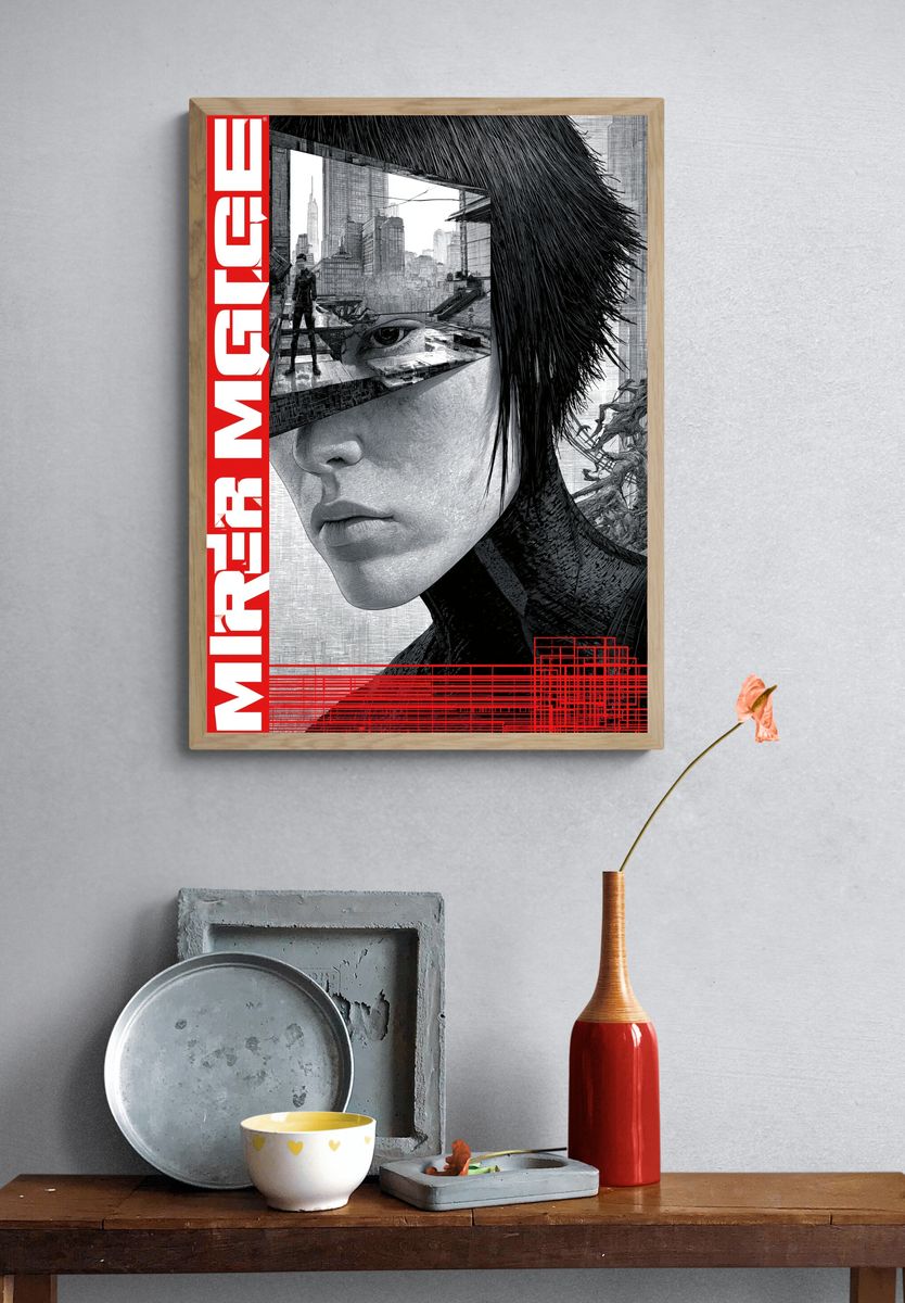 Ghost in the Shell Cyberpunk Poster. — room view 3