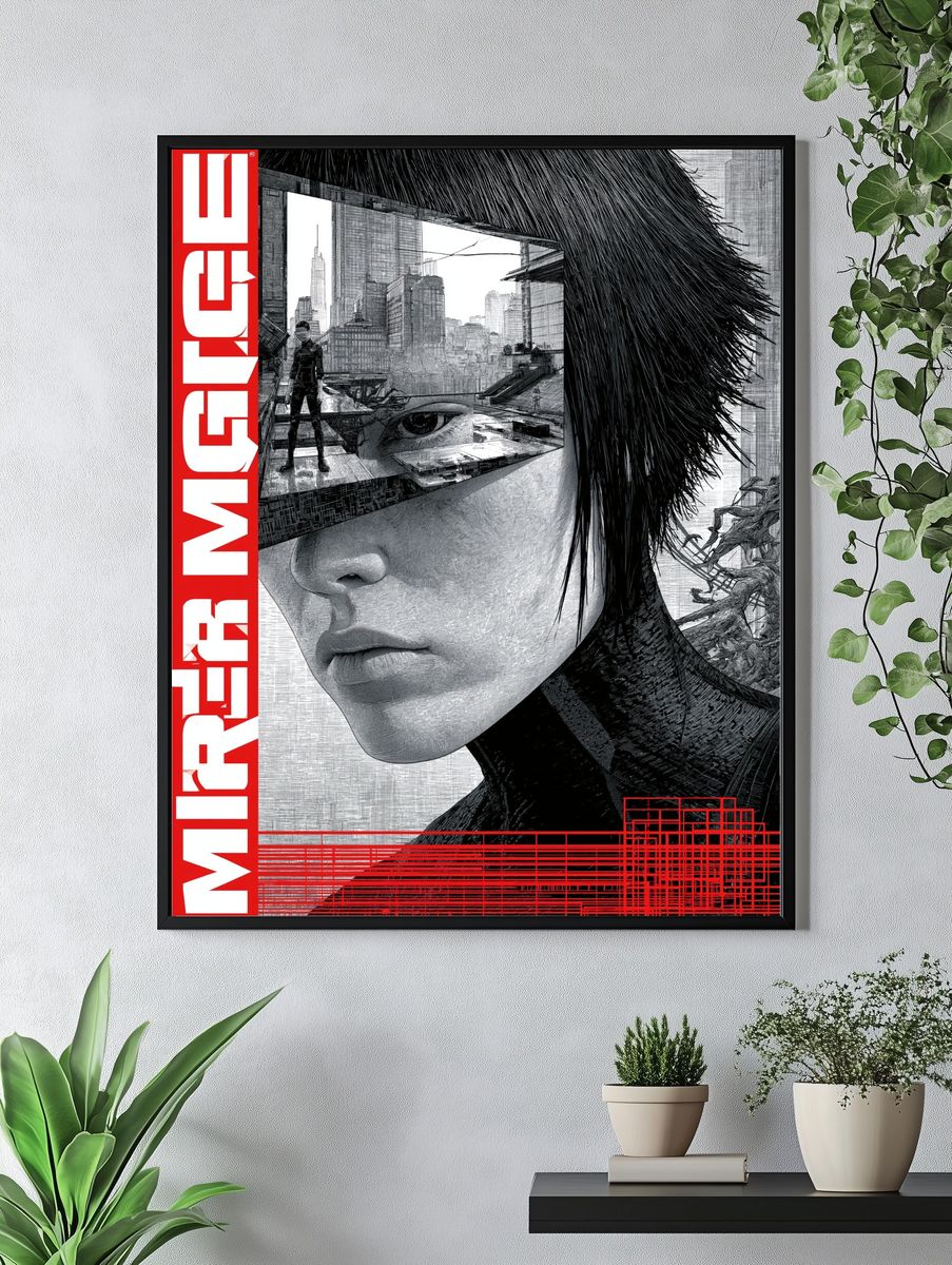 Ghost in the Shell Cyberpunk Poster. — room view 4