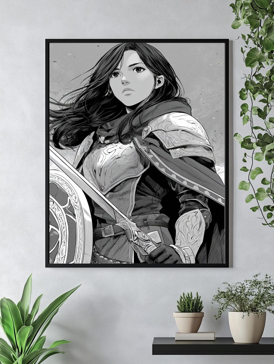 Armored Warrior Manga Poster. — room view 4
