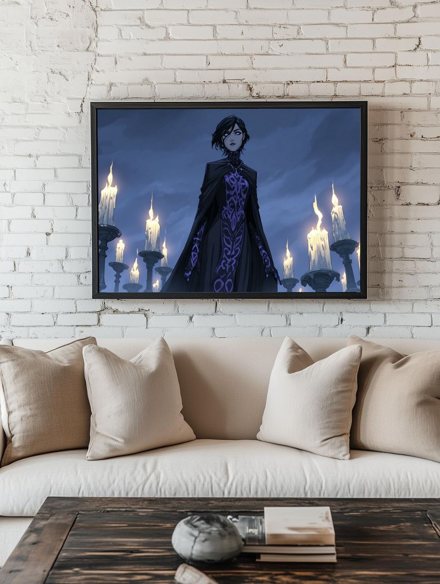 Dark Sorceress Anime Poster. — room view 1