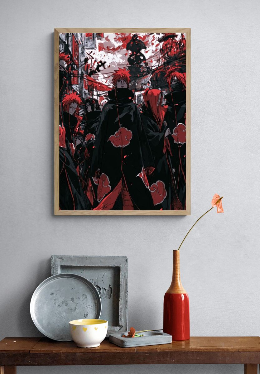 Akatsuki Anime Illustration Poster. — room view 3