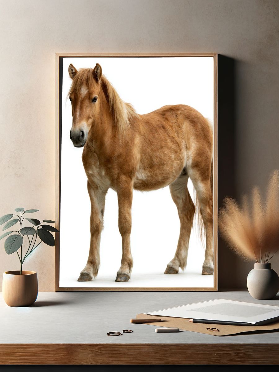 Pony Portrait Photography Poster. — room view 2