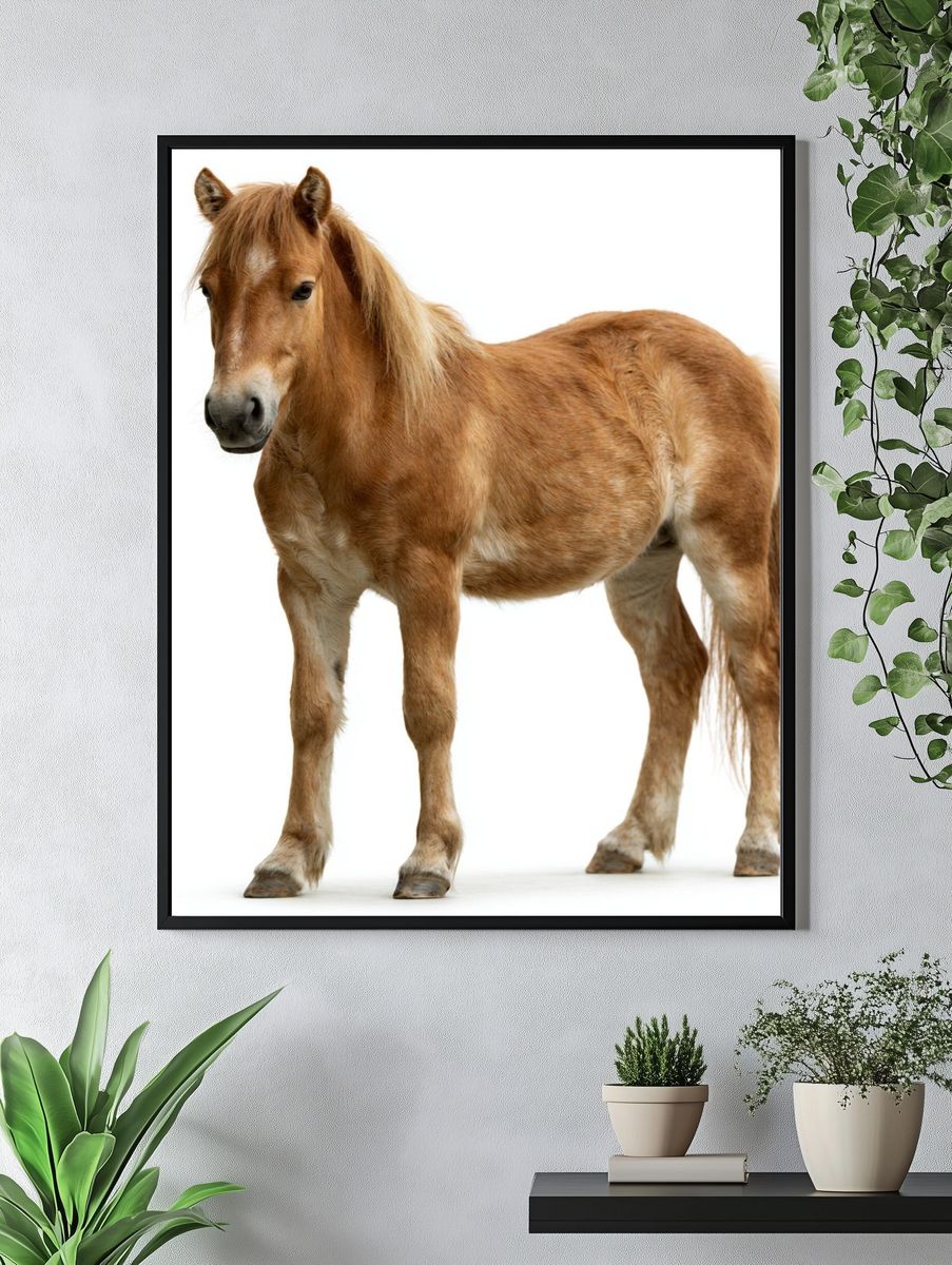 Pony Portrait Photography Poster. — room view 4