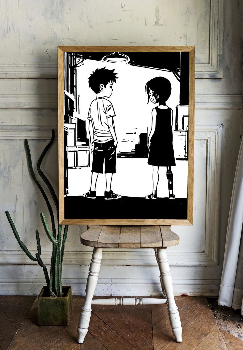 Anime Duo Alley Poster. room preview