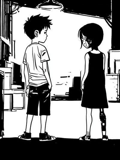 Anime Duo Alley Poster.
