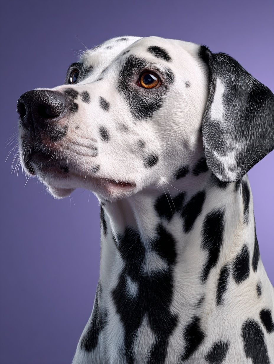 Dalmatian Portrait Photography Poster. poster detail