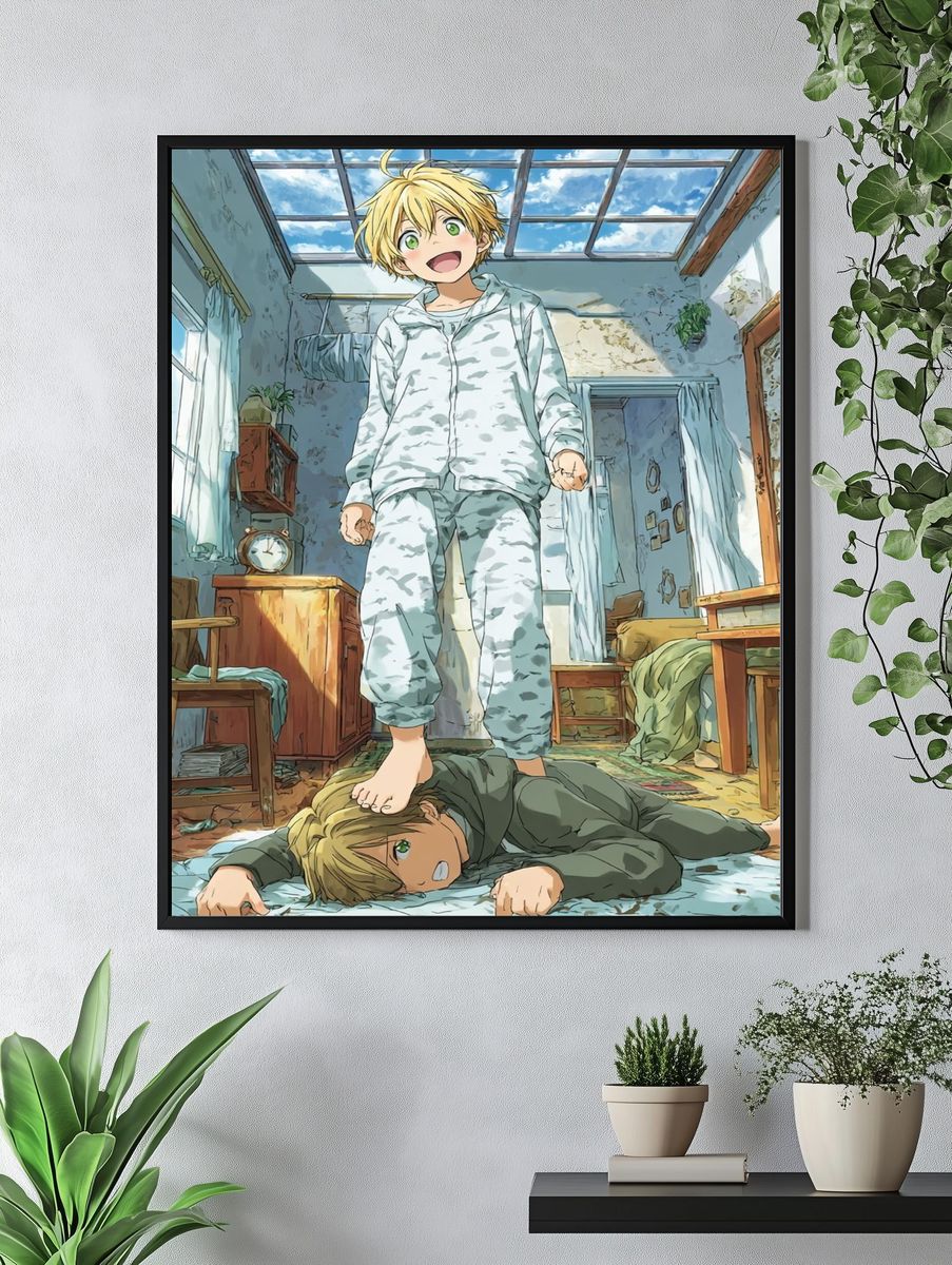Anime Bedroom Scene Print. — room view 4