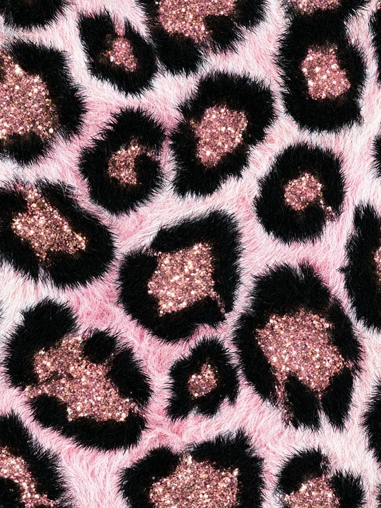 Pink Leopard Print Poster. poster detail