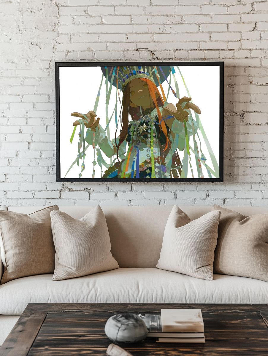 Fantasy Princess Digital Art Poster. room preview