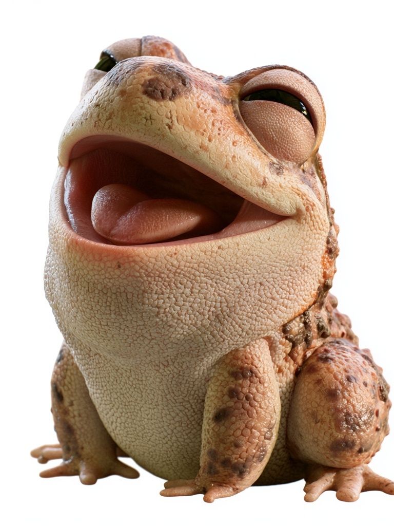 Smiling Toad Photography Poster. poster detail
