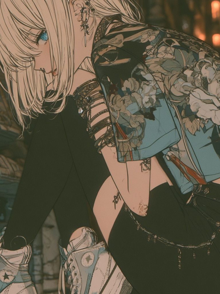 Anime Fashion Portrait Poster. poster — anime art