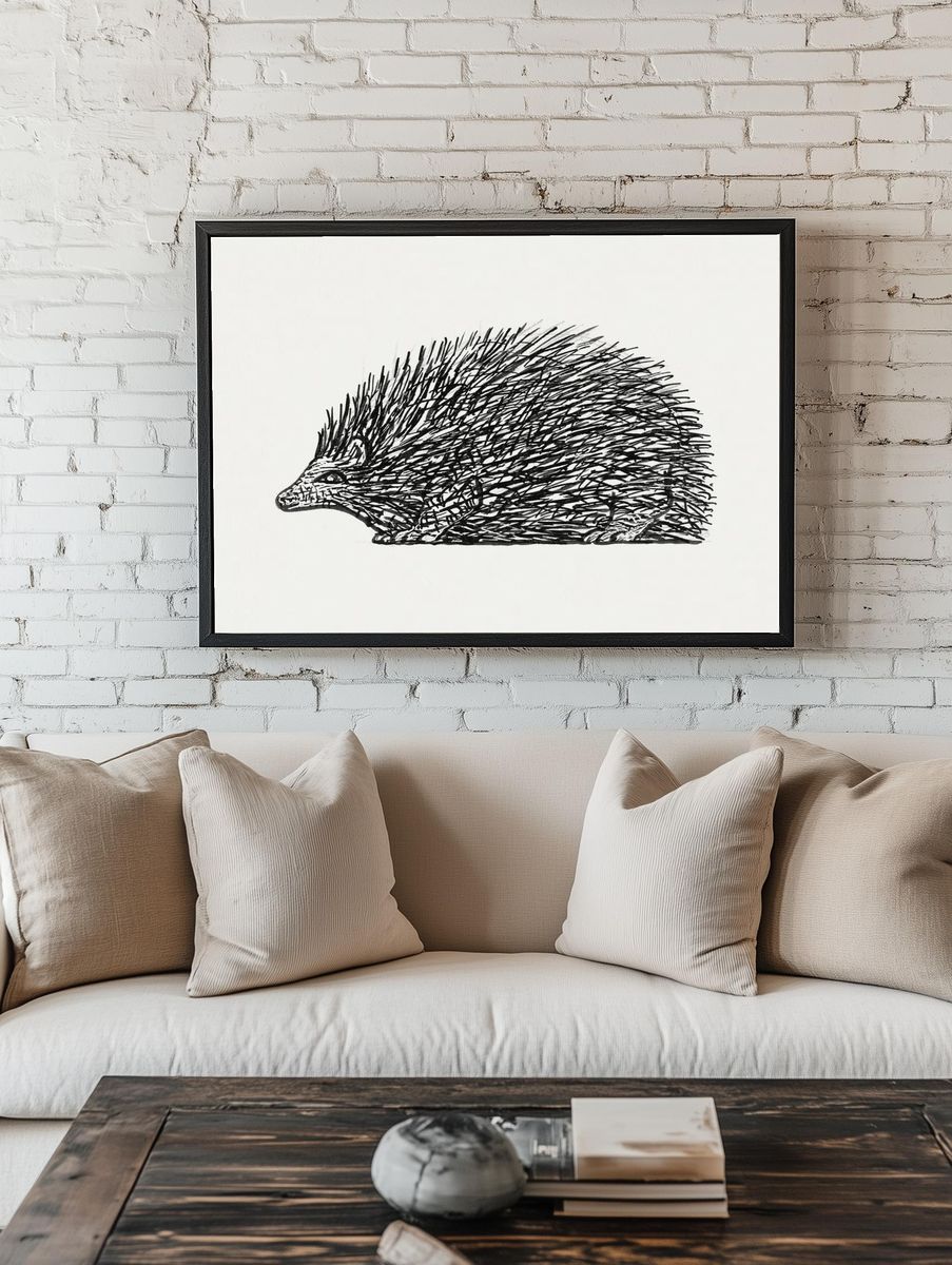 Hedgehog (ca. 1891–1941) drawing high. room preview