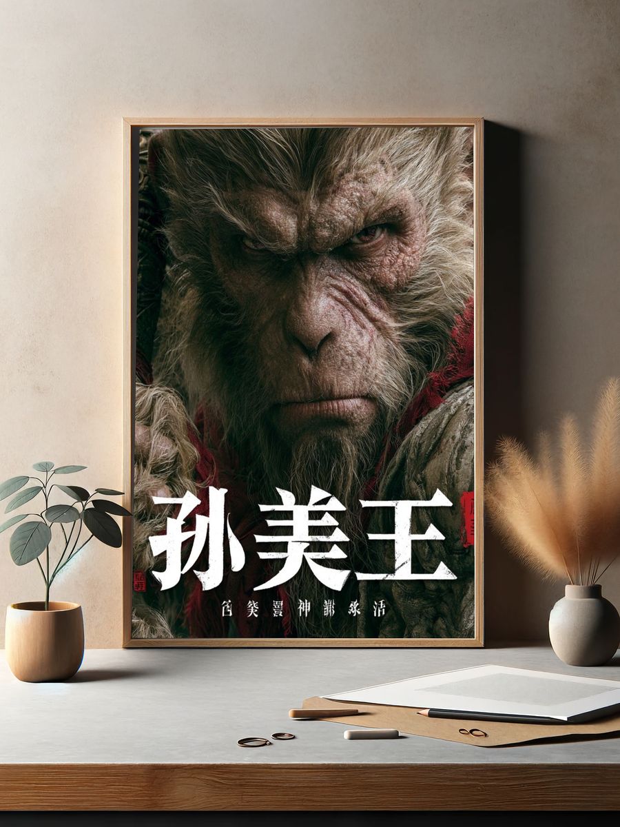 Monkey King Fantasy Poster. — room view 2