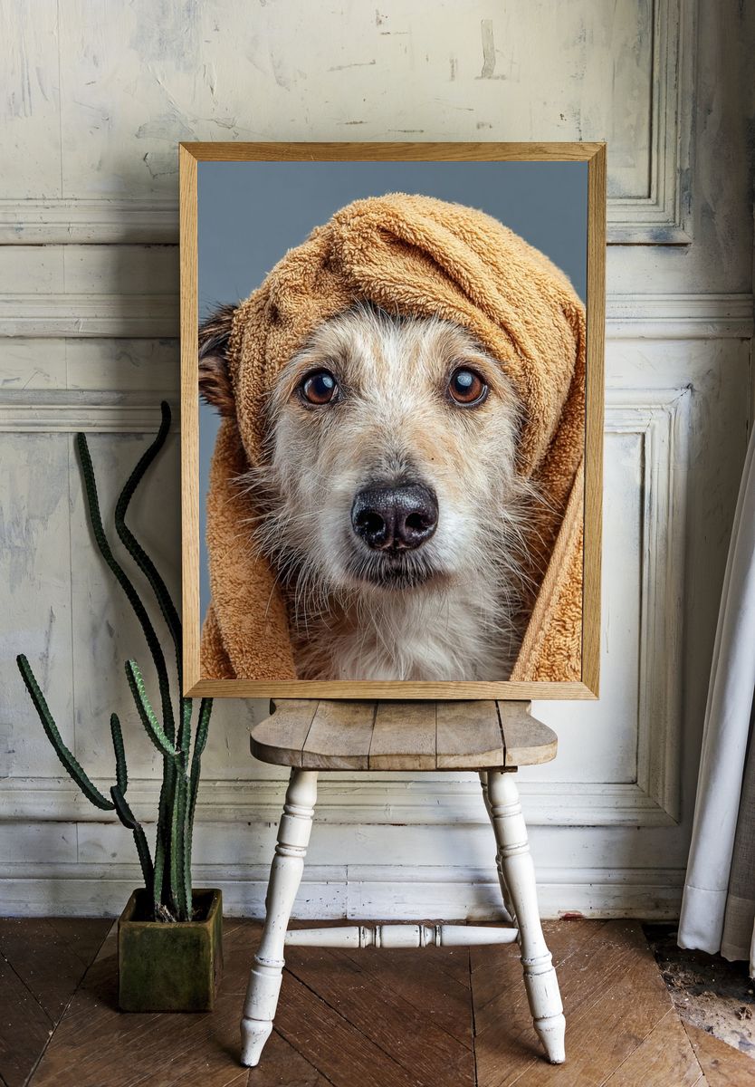 Dog Portrait Photography Poster. — room view 1