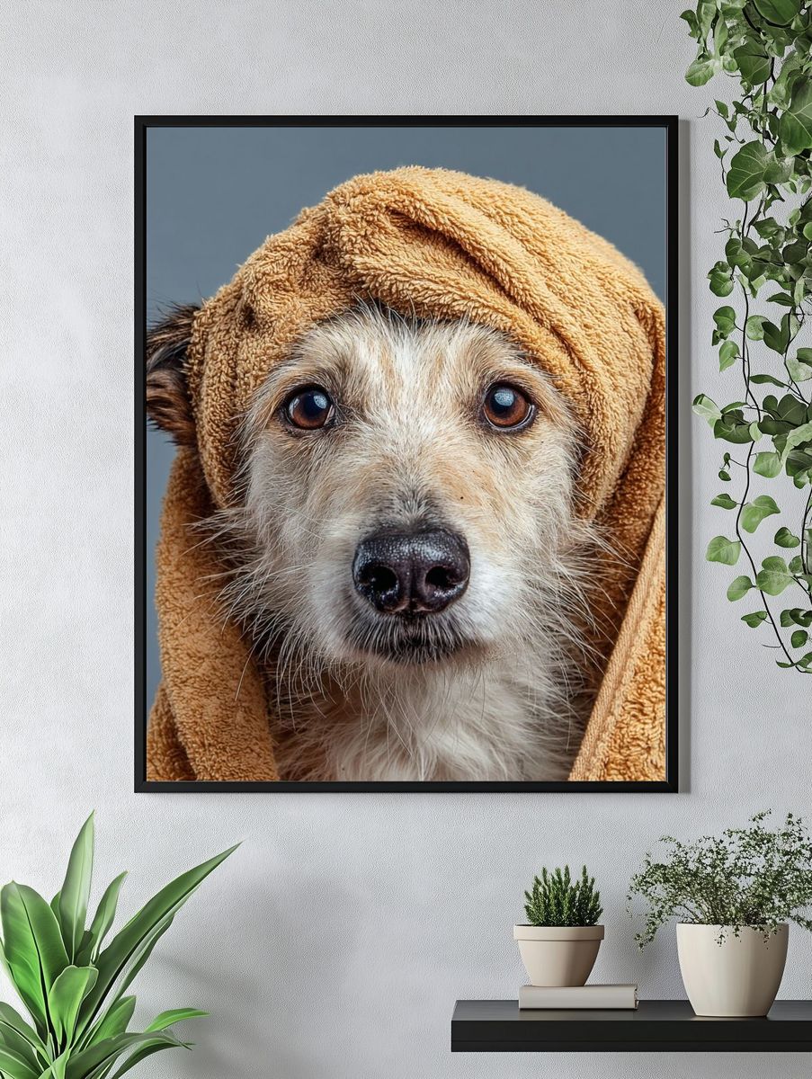 Dog Portrait Photography Poster. — room view 4