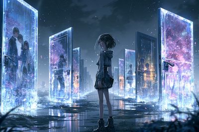 Dreamscape Doors Anime Print.