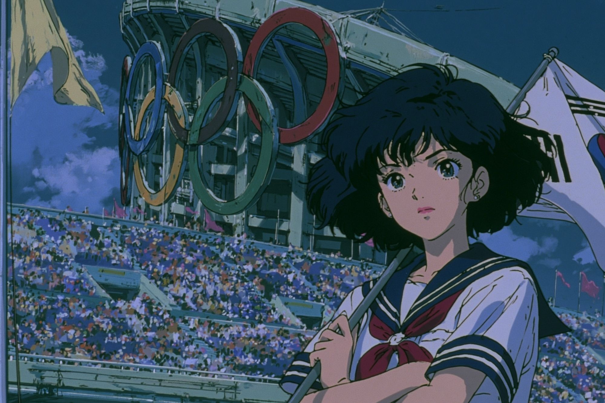 Sailor Girl Stadium Anime Poster. poster detail
