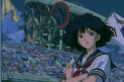 Sailor Girl Stadium Anime Poster.