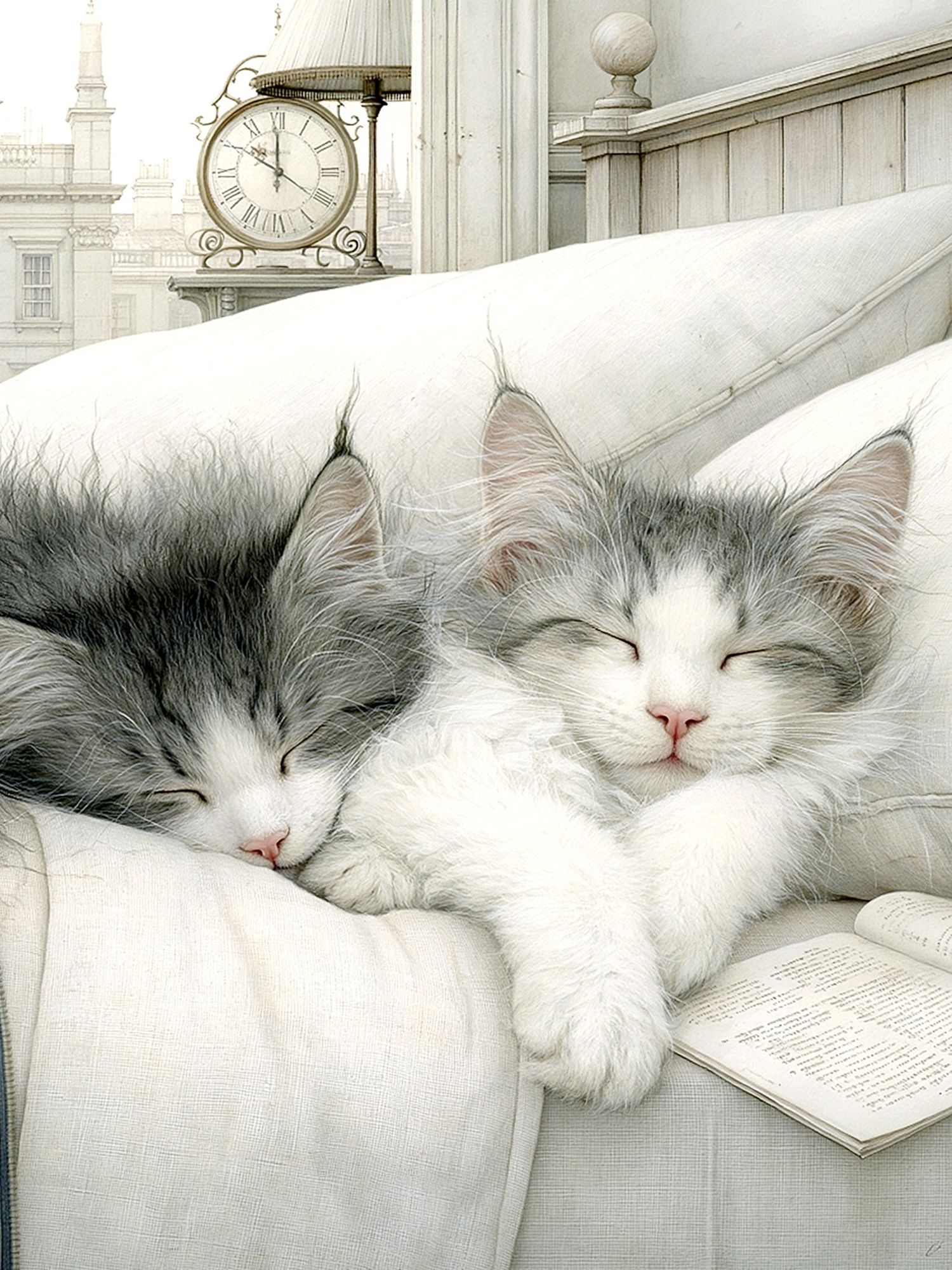 Sleeping Kittens Photography Poster. poster detail