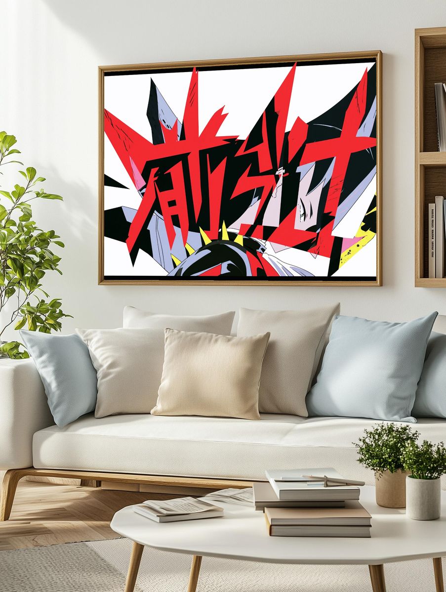 Dynamic Anime Burst Poster. — room view 2