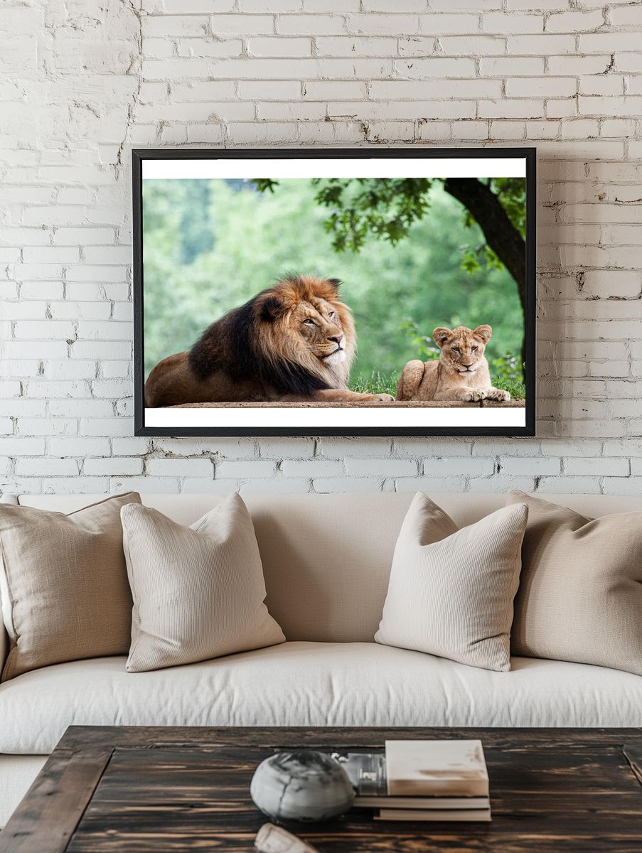 African Lion (2011) Mehgan Murphy. — room view 1