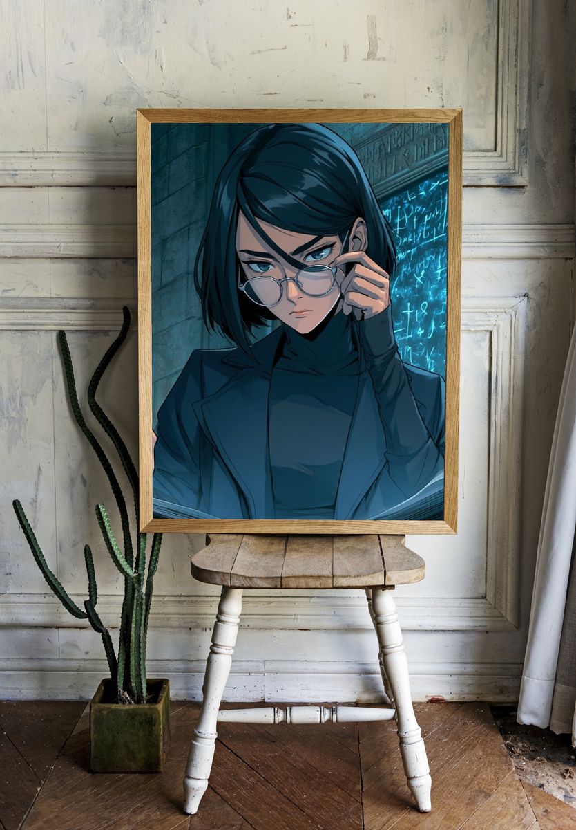 Mystic Scholar Anime Poster. room preview