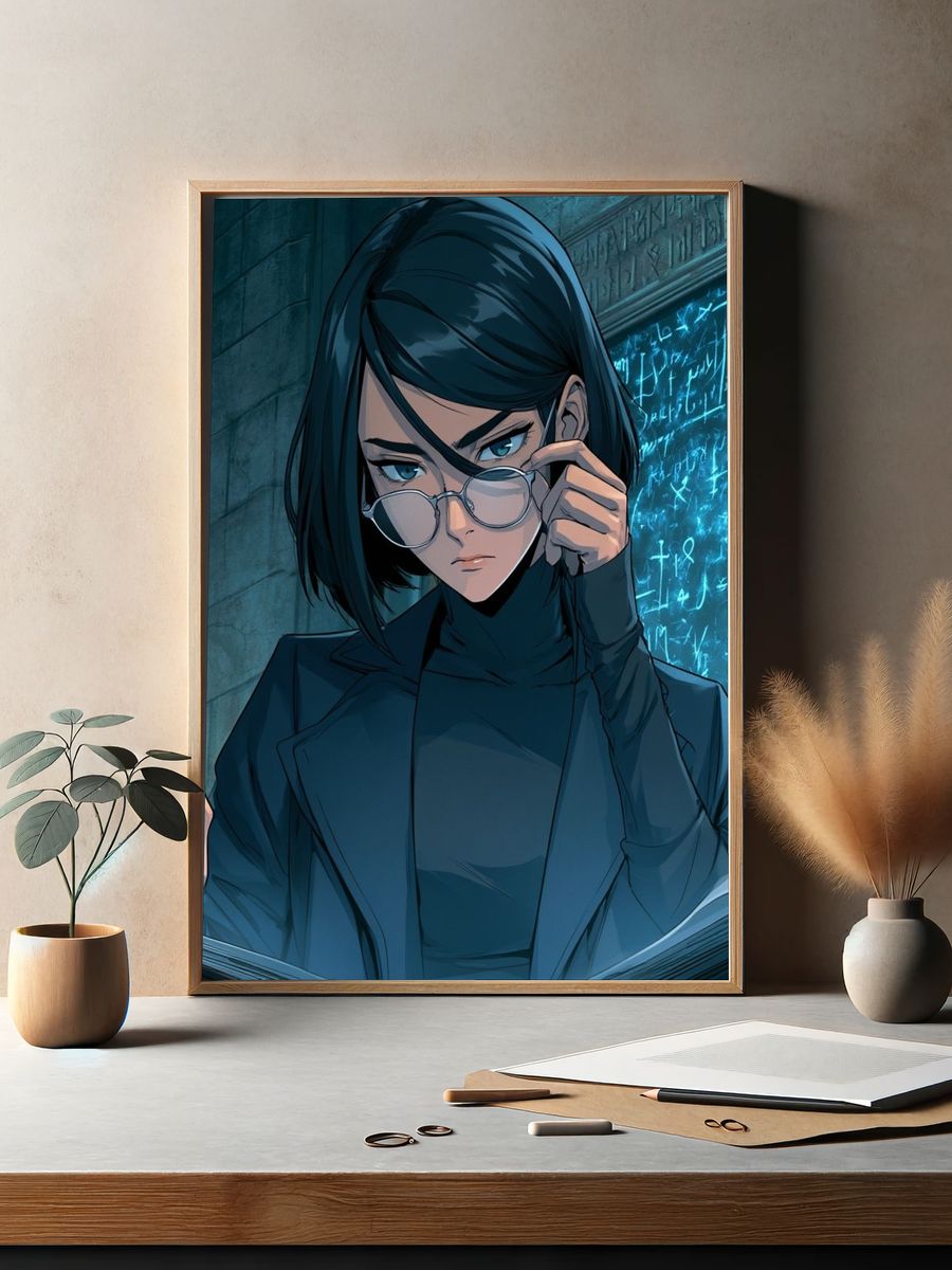 Mystic Scholar Anime Poster. — room view 2
